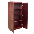 Pemberly Row 4 Shelf Storage Cabinet with Doors 30