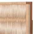 Pemberly Row Walnut Brown Bayur Wood Queen Headboard with Rope Webbing