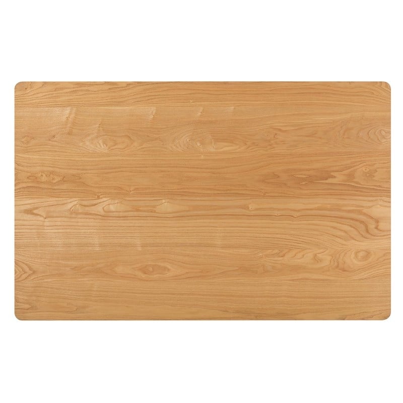 Pemberly Row Honey Rattan 4-Piece Dining Nook Set with Cushions