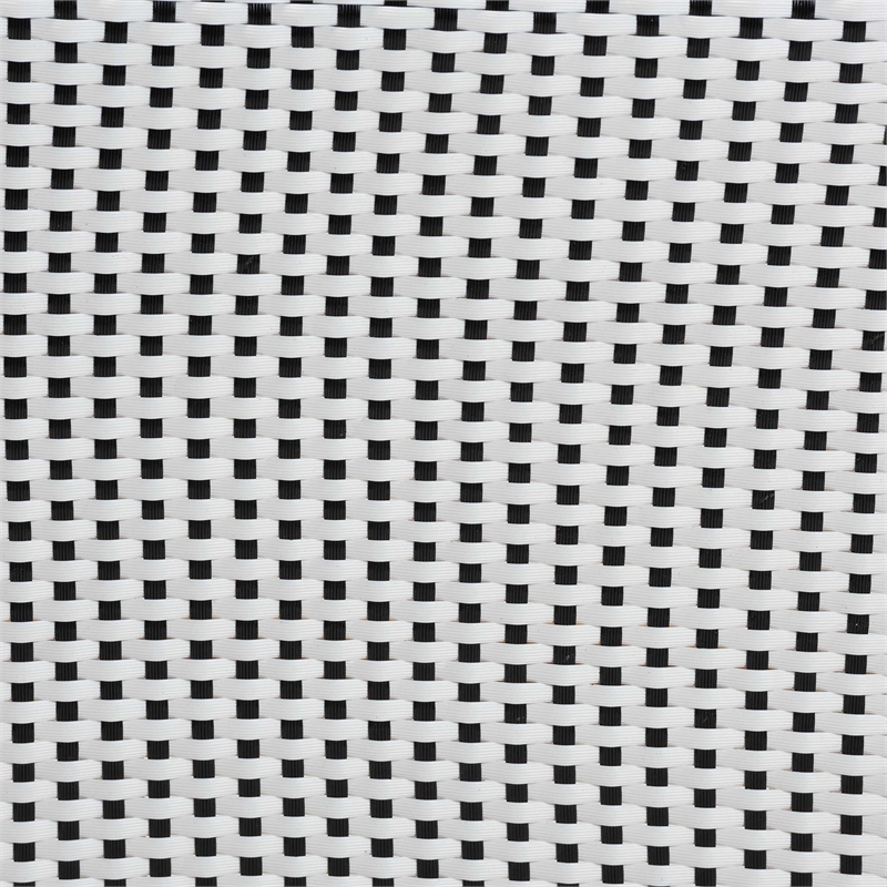 Pemberly Row Black and White Woven Rattan 2-Piece Counter Stool Set