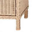 Pemberly Row Sun-Bleached Braided Rattan Queen 4-Piece Bedroom Set