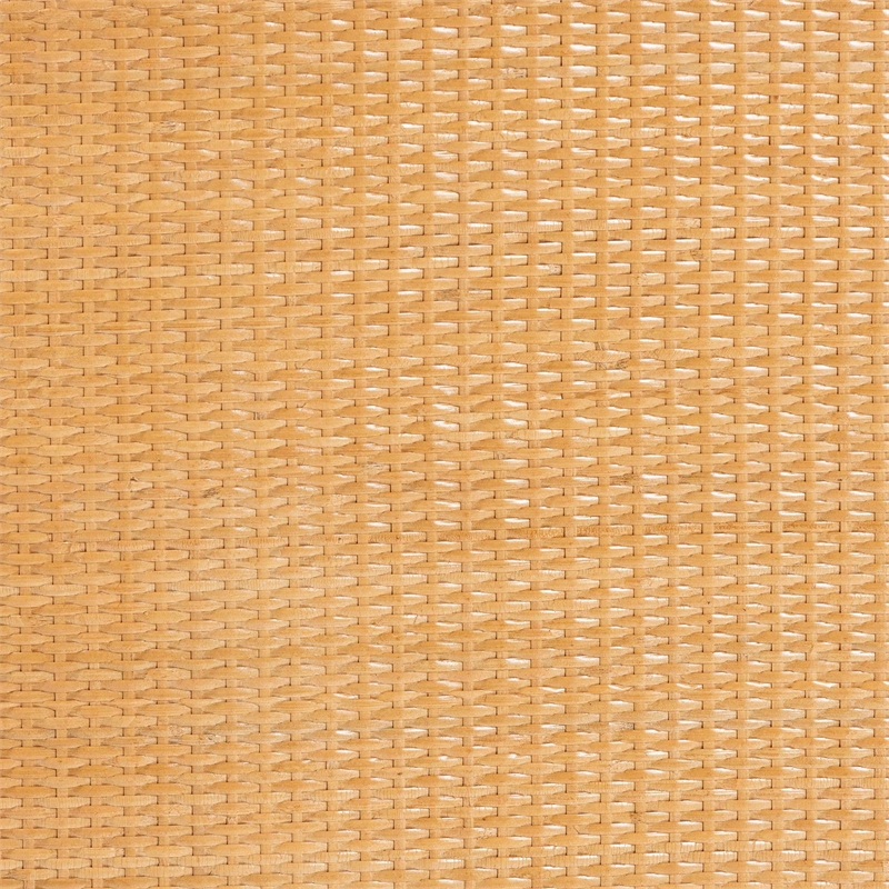 Pemberly Row Light Honey Rattan 3-Drawer Storage Cabinet with Woven Detail