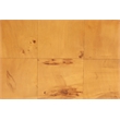 Pemberly Row Natural Mappa Burl Wood 1-Drawer Nightstand with Open Shelf