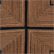 Pemberly Row Paper Loom and Black Mahogany Wood Dining Chair