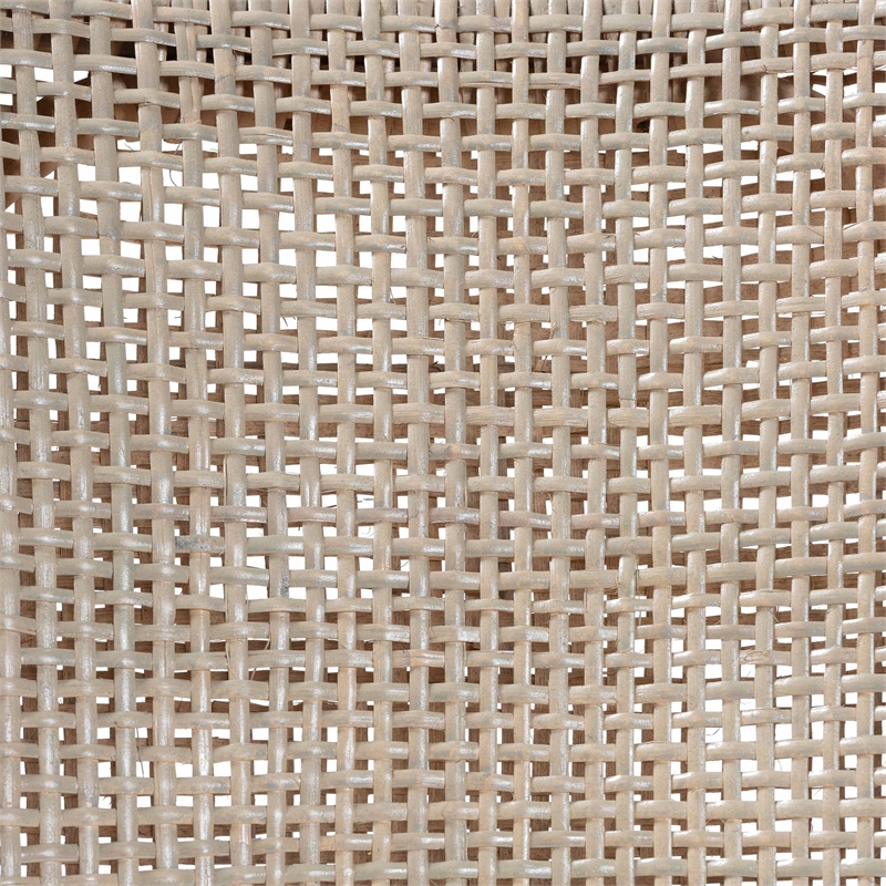 Pemberly Row Grey Rattan 360 Swivel Bar Stool with Wingback Design