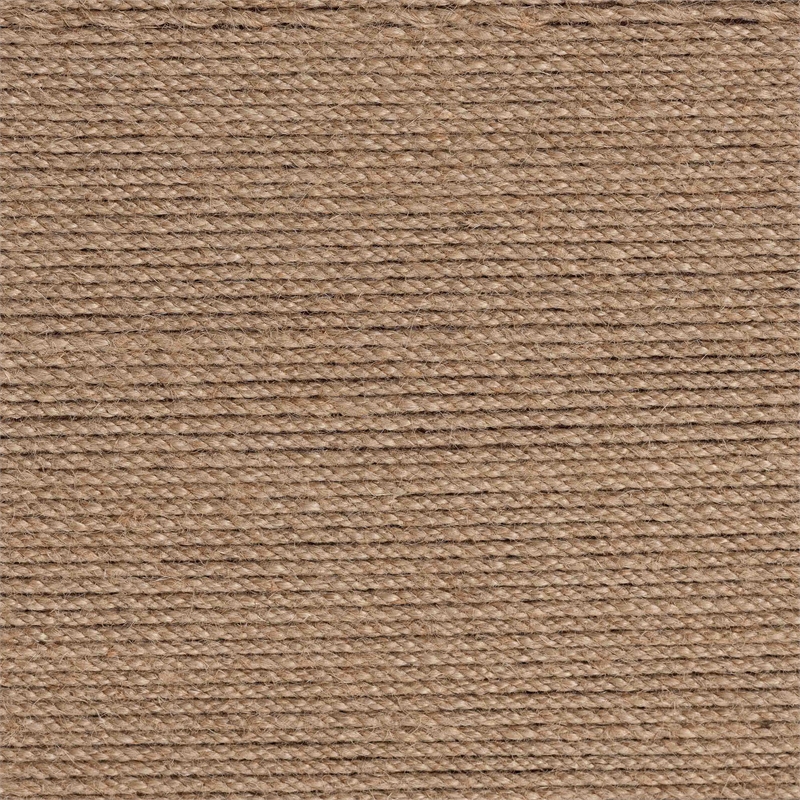Pemberly Row Handwoven Jute Console Table with Open Shelf and Clean Lines