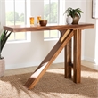 Pemberly Row Solid Suar Wood Bar Table with Tripod Base Seats 4