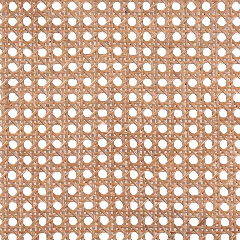 Pemberly Row Rattan Counter Stool Set of 2 with Mahogany Wood Frame