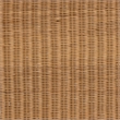 Pemberly Row Natural Rattan Scalloped Console Table with Metal Frame