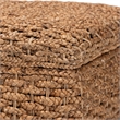 Pemberly Row Seagrass Basketweave Storage Ottoman with Lift-Top and Legs
