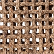 Pemberly Row Handwoven Seagrass Bar Stool with Mahogany Frame and Footrest
