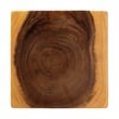 Pemberly Row Hand-Carved Suar Wood Twisted Openwork Side Table
