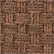 Pemberly Row Handwoven Seagrass Platform Daybed with Basketweave Design