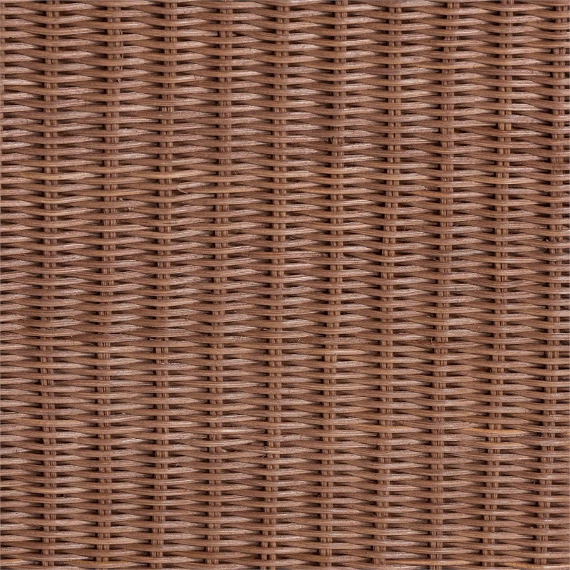 Pemberly Row Handwoven Rattan Monkey Sculptural Accent End Table