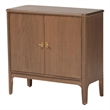 Pemberly Row 2-Door Storage Cabinet with Rounded Edges and Shelves