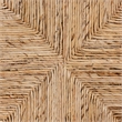 Pemberly Row Seagrass Wishbone Dining Chair with Tapered Legs