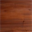 Pemberly Row Carved Mahogany Pedestal Nightstand with Round Top