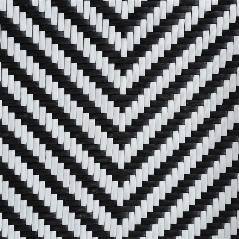 Pemberly Row Rattan Bistro 2-Piece Armchair Set with Woven Detail