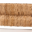 Pemberly Row Contemporary Handwoven Seagrass 2-Seat Bench with Cushion