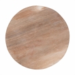 Pemberly Row Petrified Wood Top Pedestal End Table with Round Base