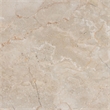 Pemberly Row Contemporary Marble Stone Top Turned Pedestal End Table