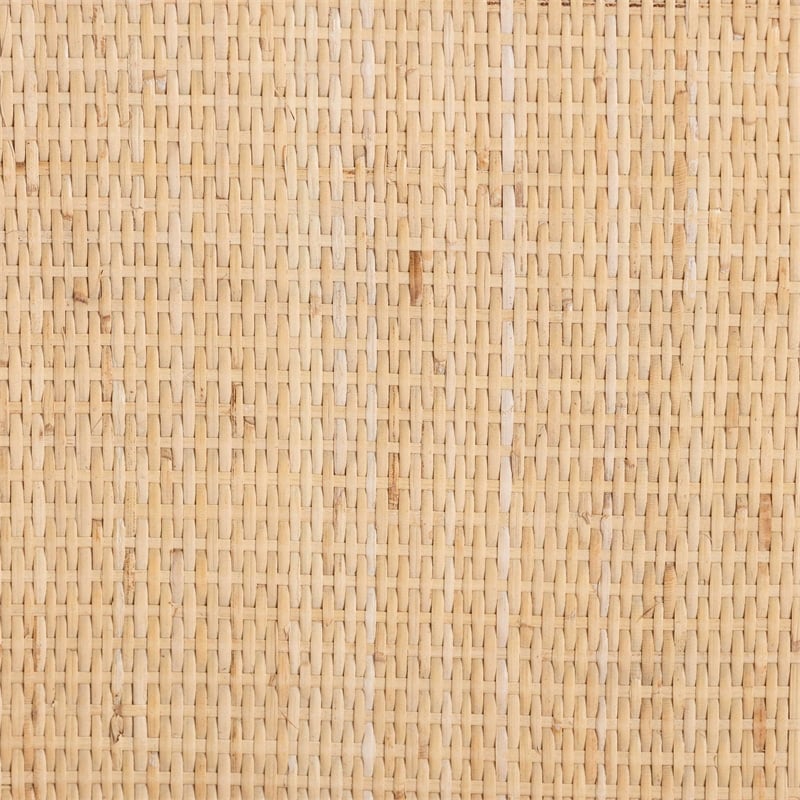 Pemberly Row Contemporary Rattan 2-Tier Wine Cart with 6-Bottle Storage