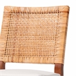 Pemberly Row Rattan Counter Stool with Woven Lattice Backrest