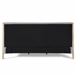 Pemberly Row Upholstered Platform King Bed in Gray Boucle Fabric