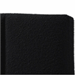 Pemberly Row Channel Tufted Upholstered Platform King Bed in Black Boucle