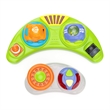 Pemberly Row 3-in-1 Plastic Activity Walker with Jump Board in Green