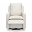 Pemberly Row Recliner Glider with USB Charging Port in Ivory