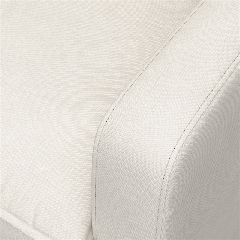 Pemberly Row Recliner Glider with USB Charging Port in Ivory