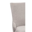 Pemberly Row Modern Wooden Parsons Dining Chair in Washed Gray