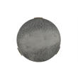 Pemberly Row Modern Hammered Metal Accent Table in Antique Brass