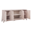 Pemberly Row Modern Coastal 4-Door Server in Ceruse White Oak