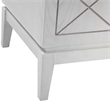 Pemberly Row 4-Door Rubberwood and Oak Veneer Server in White