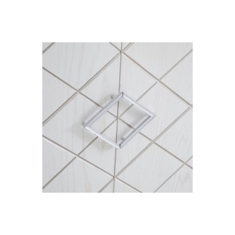 Pemberly Row 4-Door Rubberwood and Oak Veneer Server in White
