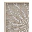 Pemberly Row Woven Shadow Box Wall Art in Tan Engineered Wood