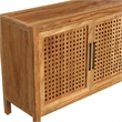 Pemberly Row White Marble Accent Table Set of 2 with Gold Iron Base