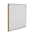 Pemberly Row 3D Geometric Fabric Wall Hanging in Antique Gold
