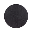 Pemberly Row Contemporary Round Slat Base Dining Table in Black