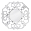 Pemberly Row Contemporary Glam Scrolling Clear Glass Wall Mirror