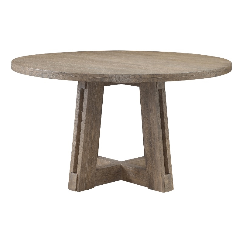 Pemberly Row Modern Rustic Mindi Wood Dining Table in Natural