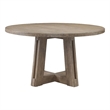 Pemberly Row Modern Rustic Mindi Wood Dining Table in Natural