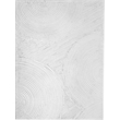 Pemberly Row Modern Textured Circle Pattern Wall Art in White