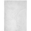 Pemberly Row Modern Textured Circle Pattern Wall Art in White