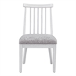 Pemberly Row Modern Coastal Spindle Back Dining Chair in White Oak