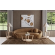Pemberly Row Coastal Wire-Brushed Cocktail Table in Bleached Oak
