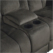 Pemberly Row 2-Piece Manual Reclining Sofa Set with Console in Chocolate