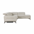 Pemberly Row Chenille 2-Piece Power Reclining Sectional with Right Chaise - Sand